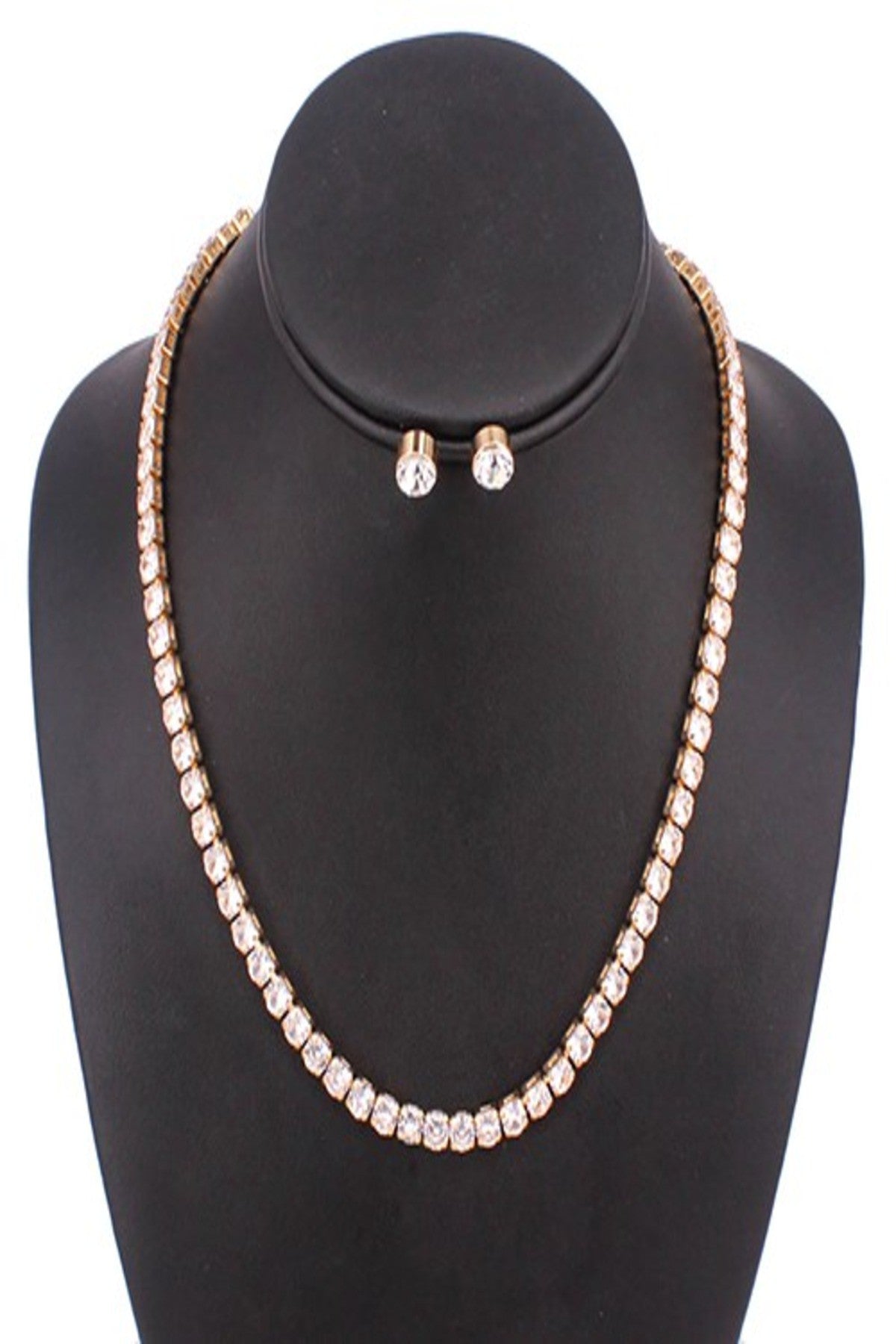 NECKLACE SET FULL CUBIC ZIRCONIA-1