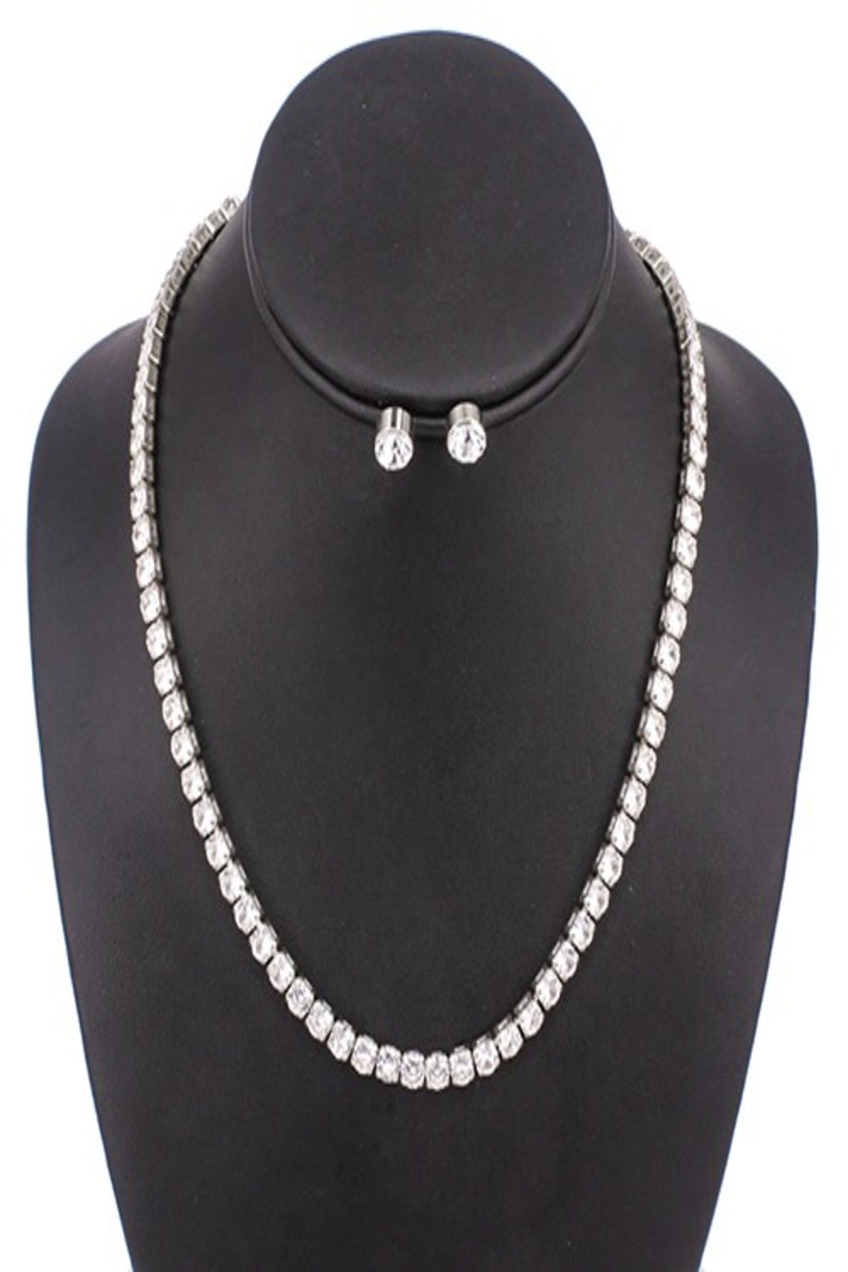 NECKLACE SET FULL CUBIC ZIRCONIA-2