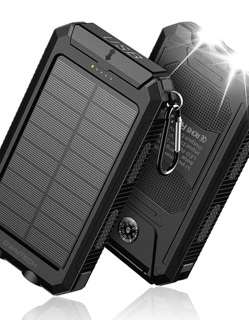 Load image into Gallery viewer, Portable Solar Charger for Iphone and Android 20000Mah Power Bank with Dual 5V USB Ports for Outdoor Camping Hiking
