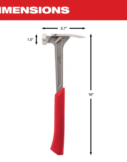 Load image into Gallery viewer, 17 Oz. Milled Face Framing Hammer
