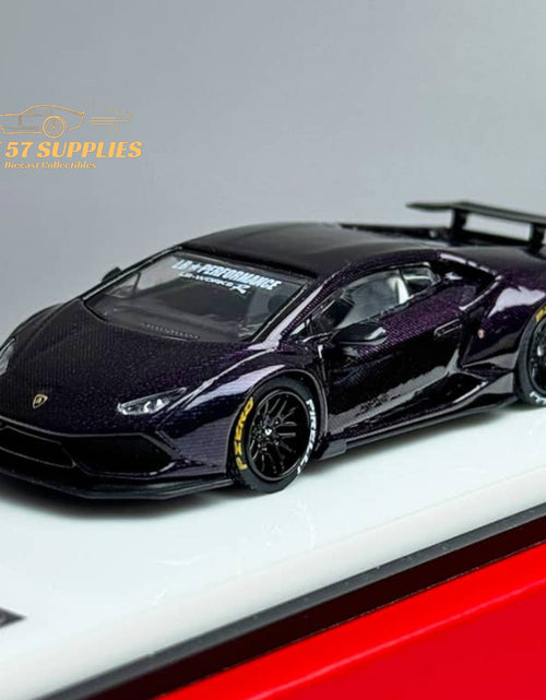 Load image into Gallery viewer, King Model Lamborghini Huracan LP610 LB 1.0 Purple Carbon Fiber 1:64-1
