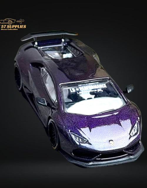 Load image into Gallery viewer, King Model Lamborghini Huracan LP610 LB 1.0 Purple Carbon Fiber 1:64-0
