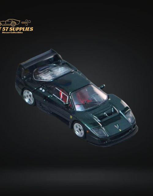 Load image into Gallery viewer, Stance Hunters Ferrari F40 LM British Green With Removable Rear Engine Cover 1:64-0
