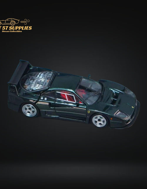 Load image into Gallery viewer, Stance Hunters Ferrari F40 LM British Green With Removable Rear Engine Cover 1:64-1
