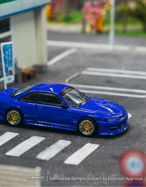 Load image into Gallery viewer, Tarmac Works Global64 VERTEX Silvia S14 Blue Metallic 1:64-4
