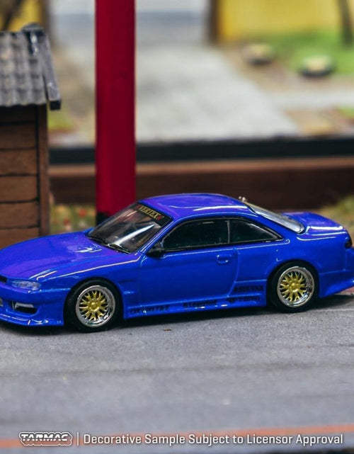 Load image into Gallery viewer, Tarmac Works Global64 VERTEX Silvia S14 Blue Metallic 1:64-3
