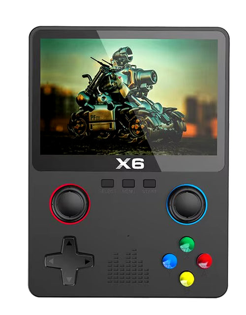 Load image into Gallery viewer, 2023 New X6 3.5Inch IPS Screen Handheld Game Player Dual Joystick 11 Simulators GBA Video Game Console for Kids Gifts
