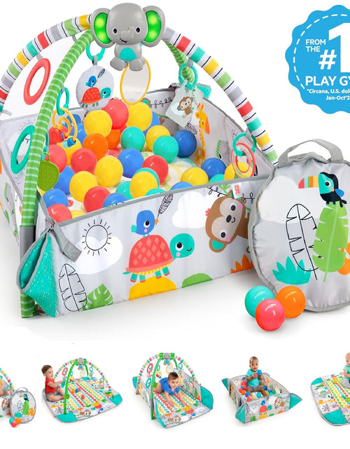 Cargar imagen en el visor de la galería, 5-In-1 Your Way Ball Play Activity Gym &amp; Ball Pit, Totally Tropical
