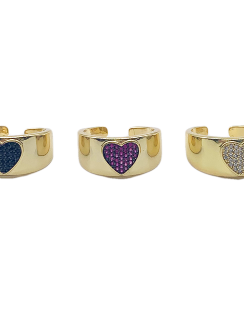 Load image into Gallery viewer, Golden Heart Rings-0
