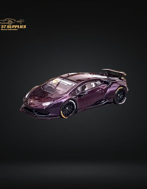 Load image into Gallery viewer, King Model Lamborghini Huracan LP610 LB 1.0 Purple Carbon Fiber 1:64-3
